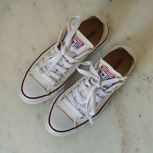 CONVERSE - classic white canvas sneakers